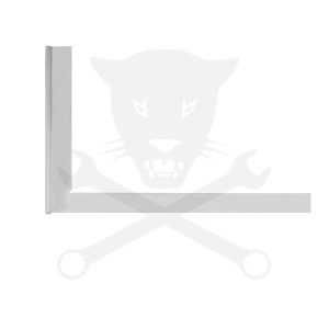 Derékszög talpas 300x180 mm Sola