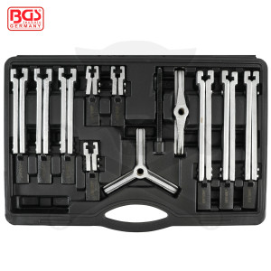 Csapágylehúzó készlet 2 és 3 körmös, csúszószáras 35-135 mm Kraftmann