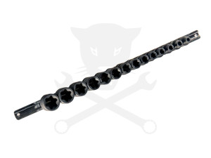 Légkulcsfej készlet 1/2" 14 db-os belső E-Torx dugófej készlet E8-E32 -Genius