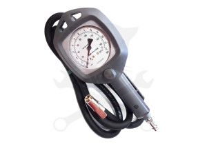 Gumiabroncs nyomásmérő - kerékfúvató 0-12 bar, 1/4"