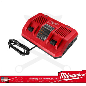 Akkumulátor töltő, duál port - 18V gyorstöltő Li-ion - Milwaukee (M18 DFC)