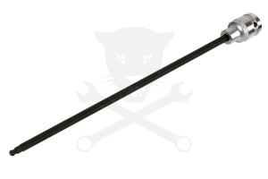 Rátűzőkulcs - crowa+bit 1/2" imbusz 5x288 mm gömbvégű - extra hosszú