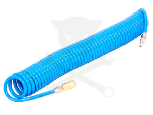 Levegőcső spirál 12 m kék - szerelt 12 mm x 8 mm