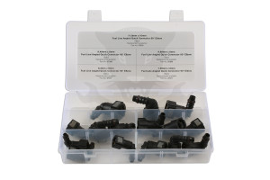 Műanyag üzemanyag rendszer könyök gyorscsatl. klt - 15 db