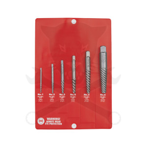 Csavarkiszedő - törtcsavar kihajtó készlet 6 db-os 2-6 mm (KEN-075-1160K)
