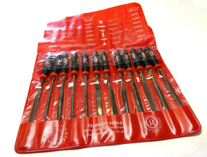 Tűreszelő készlet Kennedy 12 db-os 140mm (KEN-031-5990K)