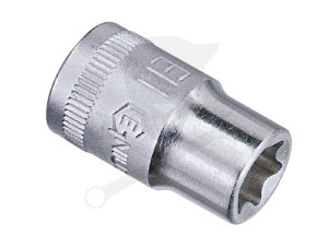 Dugókulcs - crowafej 1/2" belső torx E11 Genius