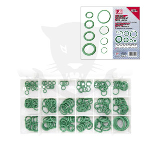 "O" gyűrű készlet légkondihoz "zöld" HNBR 225 részes - klímatech. BGS
