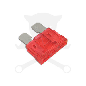 Biztosíték, hagyományos - 10 Amperes 100 db-os kiszerelés - Connect