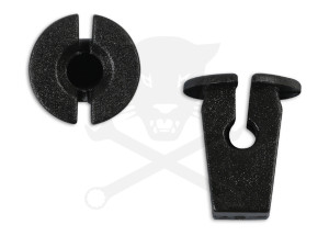 Műanyag patent készlet benyomható VW 10 db fekete -