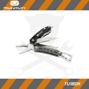 Multifunkciós szerszám, SEVEN 9in1 - Fekete-Ezüst - True