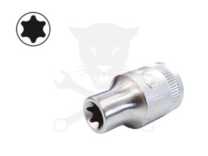 Dugókulcs - crowafej 3/8" belső torx E11 Genius