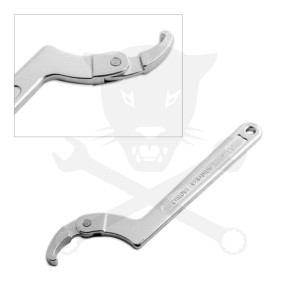 Körmöskulcs, orros, állítható 50-120 mm