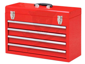 Szerszámos láda 4 fiók + 1 rekesz - Fiók 1/3-os tálcáshoz alkalmas!