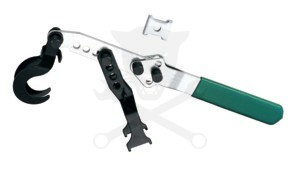 Szeleprugó lenyomó fogó