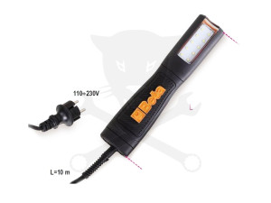 Szerelőlámpa 230V-os 10 méteres kábellel 340 Lumen, IP65 - BETA