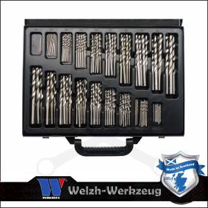 Csigafúró Klt. HSS 170 db-os - műanyag kofferben - Welzh