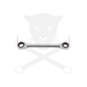 Csillag-csillagkulcs racsnis 7/16"x1/2" Beta (195AS/7/16)