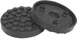 Gumipogácsa csápos emelőhöz 145/135 mm II-es félperem.-pöttyös-3poz