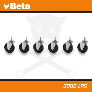 Aláfekvő fém 6 kerekű kétfunkciós Beta-hoz 6 db tartalék kerék készlet