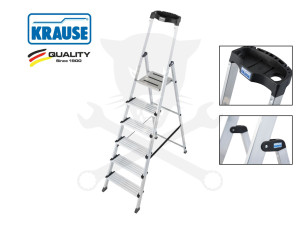 Alu lépcsőfokos állólétra 1x 6 Fokos Sepuro - MONTO-