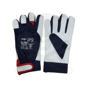 Kesztyű Premium báránybőr pamut kézhát Lacov 10 / XL