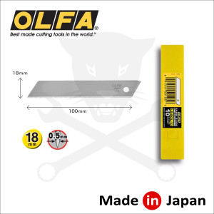 Penge OLFA nem tördelhető, standard 18 mm 10 db/dob