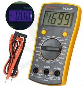 Multiméter, digitális DC 600 / AC 600V ( VC830L )