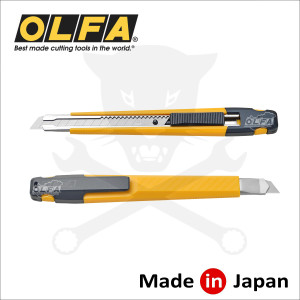 Vágókés OLFA 9 mm törh.penge, automata rögz. - dekor