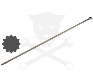 Rátűzőkulcs - crowa+bit 1/2" XZN - Spline - M8x800 mm extra hosszú BGS