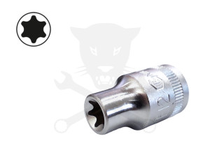 Dugókulcs - crowafej 3/8" belső torx E12 Genius