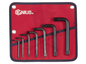 Torxkulcs" L" alakú készlet 12 szög XZN - Spline 7 db-os Genius