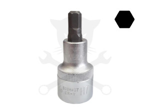 Rátűzőkulcs - crowa+bit 1/2" imbusz 7 mm