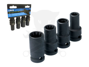 Féknyeregkulcs készlet 10 szög 11,5 - 15 - 20 mm +7 szög 14 mm Belső Ribe