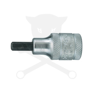 Rátűzőkulcs - crowa+bit 1/2" imbusz 1/4" rövid - Kennedy