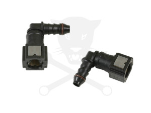 Üzemany gyorscsatl. készlet 3 db 6.3 x 6 mm 90°-os - Laser