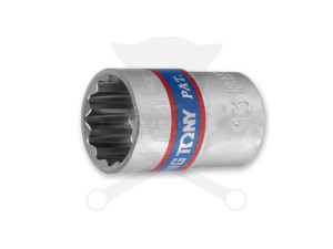 Dugókulcs - crowafej 3/8" 12 lap normál 13 mm