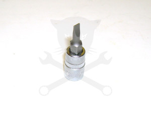 Rátűzőkulcs - crowa+bit 1/4" lapos 4 mm