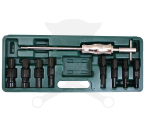 Csapágylehúzó készlet csúszókalapáccsal, belső 8-30 mm Jonnesway