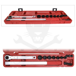 Ékszíjszerelő racsnis extra vékony és hosszú 15 db-os készlet