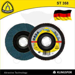 Csiszolótányér, lamellás 125 mm P40 X-Lock - acél és színesfém - KLN