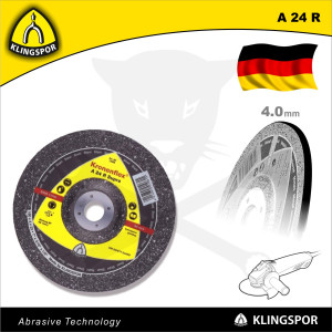 Tisztítókorong 115x4.0 mm A24 R - Supra - acél és inox - KLN