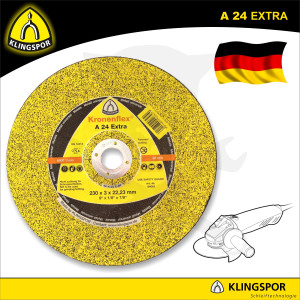 Vágókorong 230x3.0 mm A24 Extra - acél - KLN