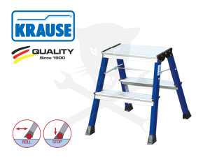 Rolly gurulós fellépő ALU, 2x2 fokos, Kék - MONTO-