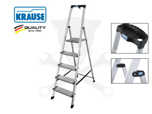 Alu lépcsőfokos állólétra 1x 5 Fokos Sepuro - MONTO-