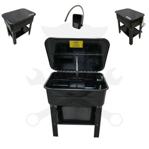 Alkatrészmosó berendezés 075 l elektromos - FEKETE