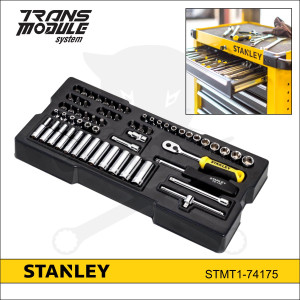 Stanley tálcás dugókulcs készlet 1/4" 60r.