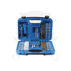 Motor-hengerfej furat tisztító kefe készlet gépi - csapos 38 db-os - BGS