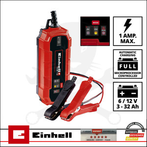 Akkumulátor töltő 6/12V - 1A - Einhell (CE-BC 1 M)