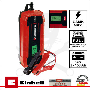 Akkumulátor töltő 12V - 6A - Einhell (CE-BC 6 M)